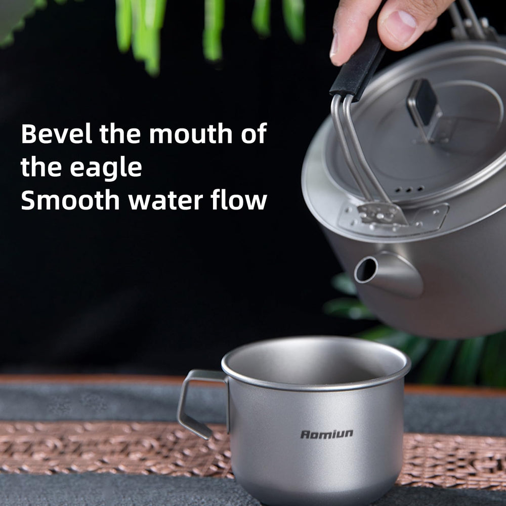 Aomiun Titanium Kettle induction-open-fire compatibility for versatile cooking