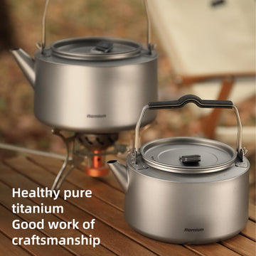 Aomiun Titanium Kettle works on open fire and induction for versatile cooking