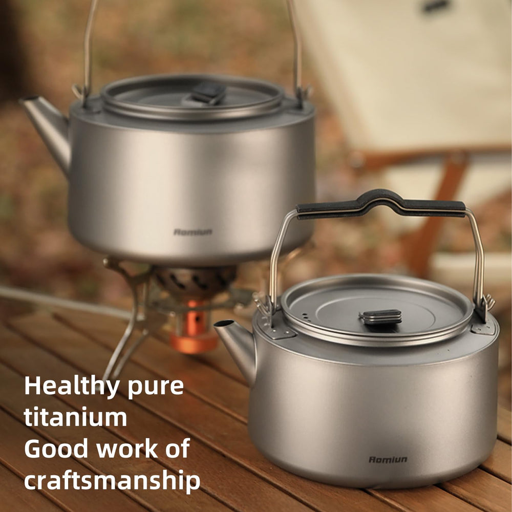 Aomiun Titanium Kettle works on open fire and induction for versatile cooking