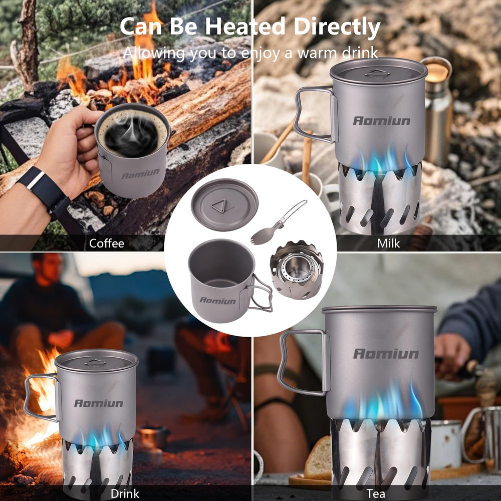 Aomiun ultimate camping set packaging keeps pieces organized