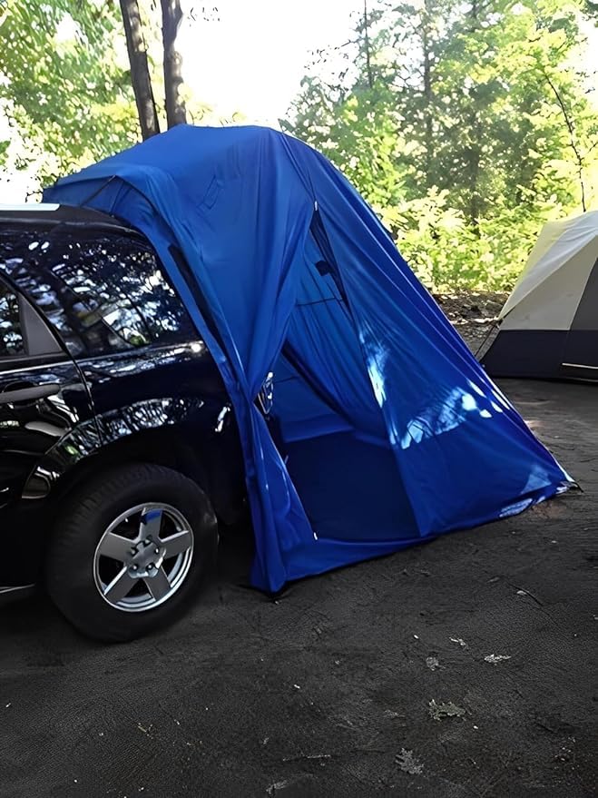 Aomxay SUV tent mosquito-proof emphasizes bug-free nights during camping.