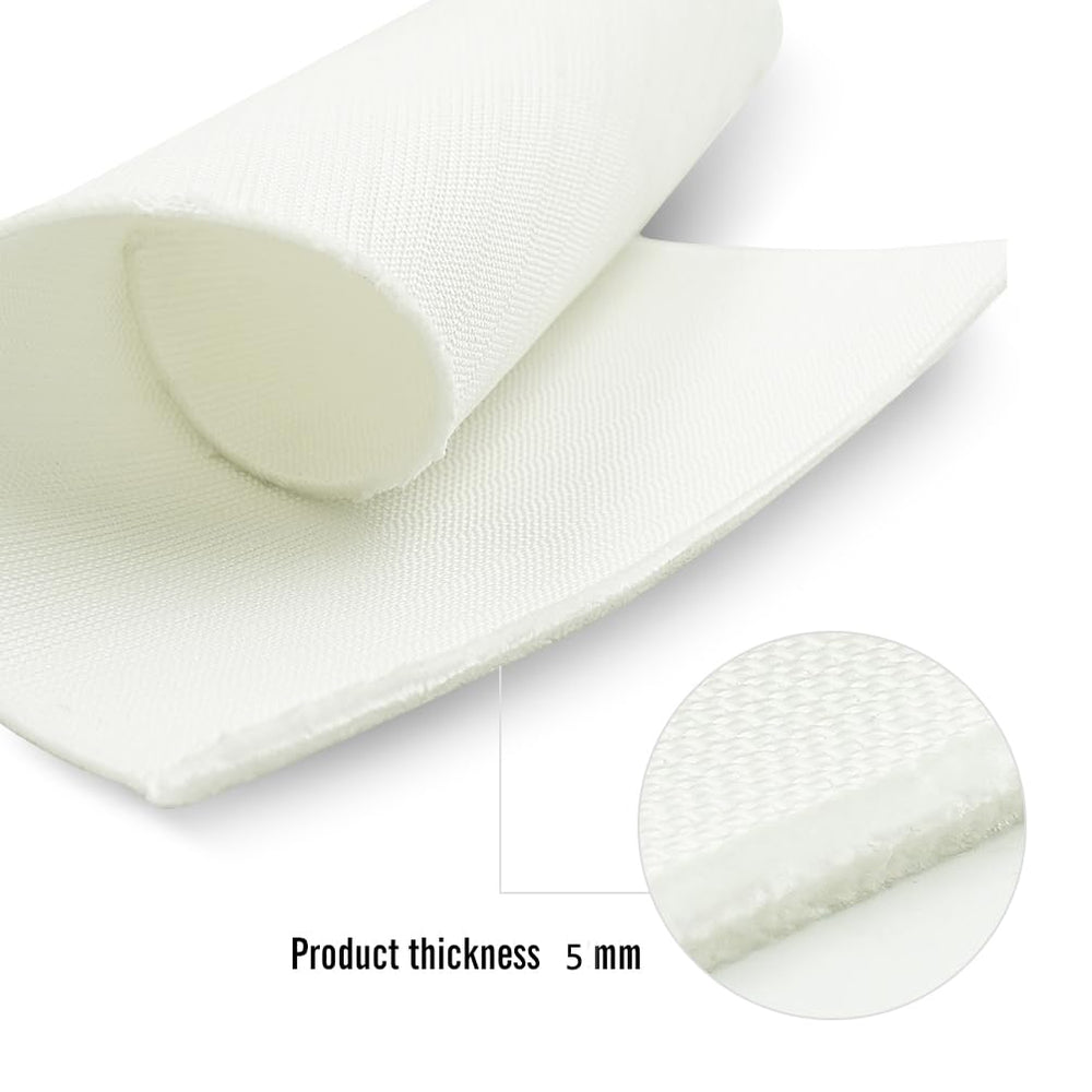 Aoneky 5 mm high-density fiber cloth backstop provides safer, quieter stopping.
