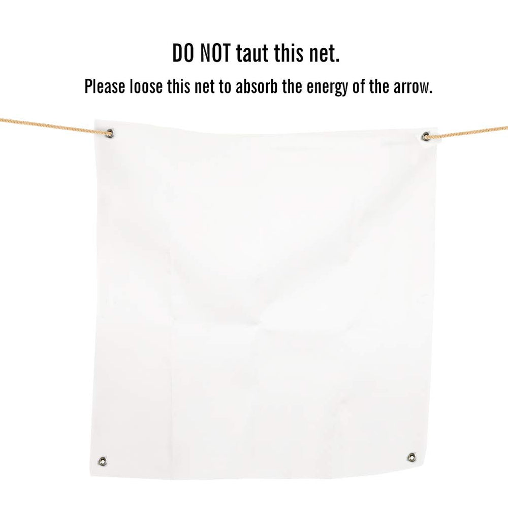 Aoneky backstop hanging setup demonstrating simple wall mounting