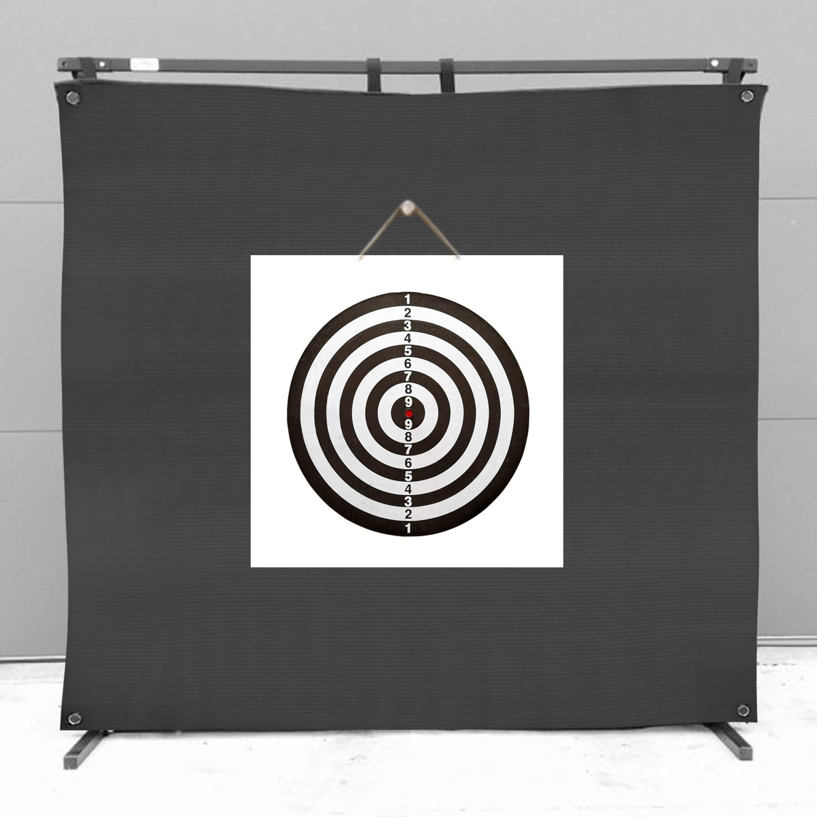 Aoneky archery backstop ready for 30-100 ft practice.