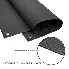Aoneky backstop edge grommets detailing top mounting.