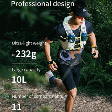 AONIJIE 10L compact pack weighs about 222g for quick adventures