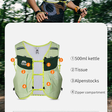 AONIJIE hydration vest with durable fabrics ideal for camping