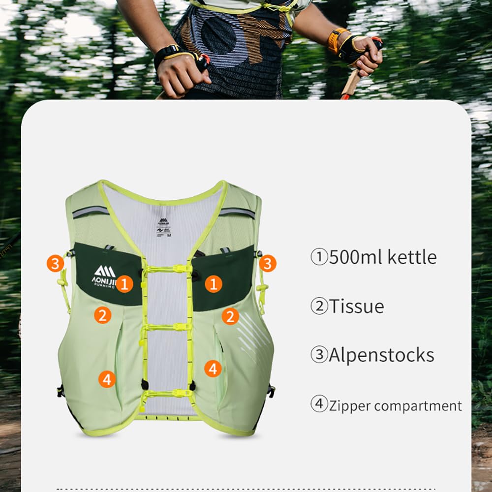 AONIJIE hydration vest with durable fabrics ideal for camping
