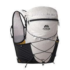 AONIJIE 15L hydration backpack front view in black, lightweight for daily runs