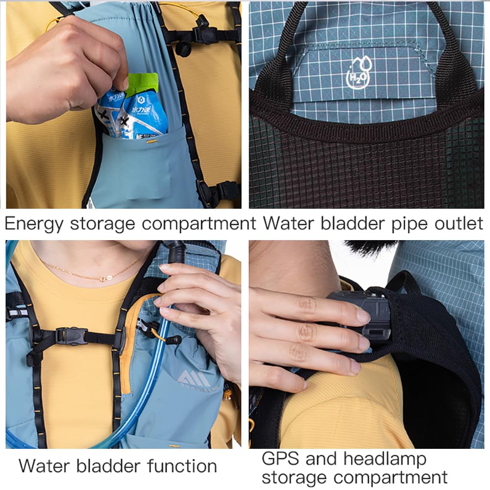 AONIJIE 30L durability nylon white, rugged wear resistance for camping trips.