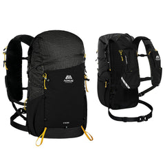 AONIJIE 30L hydration pack front view showing roomy cargo for outdoor adventures