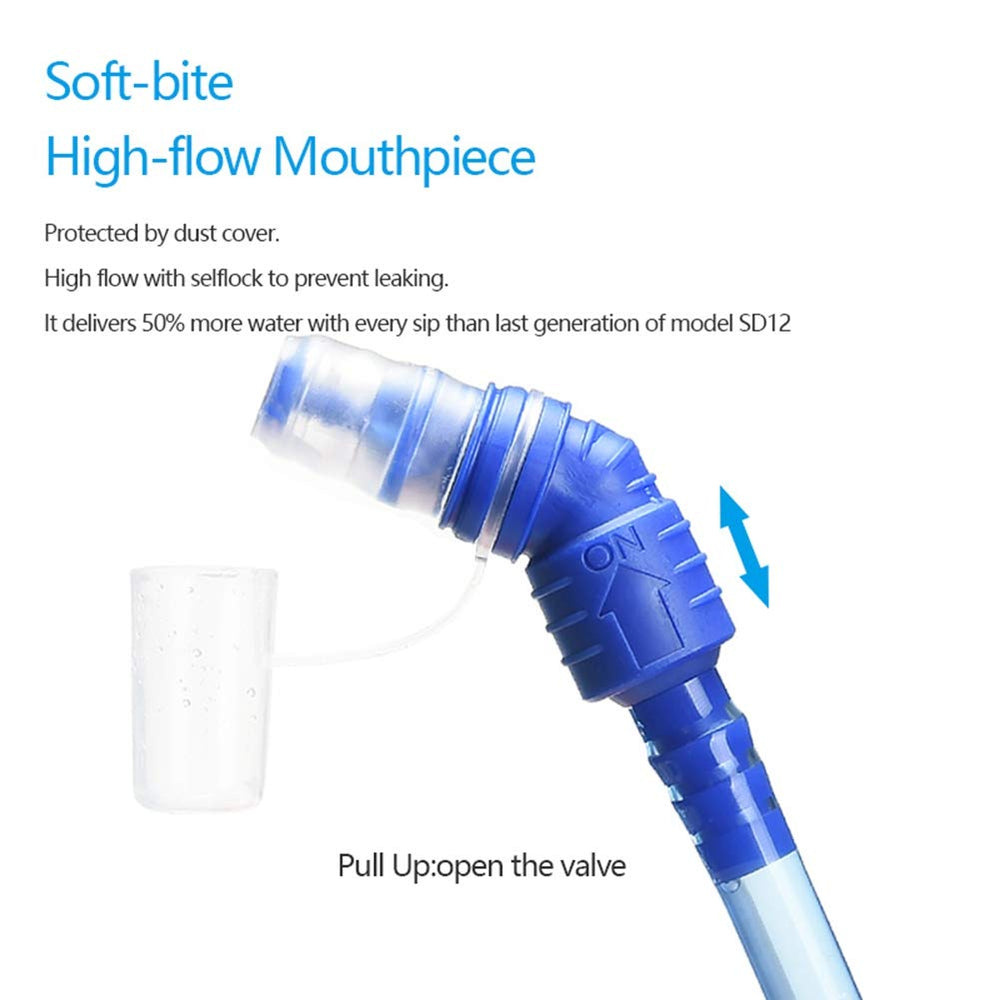 AONIJIE hydration bladder bite valve for smooth sipping and auto seal