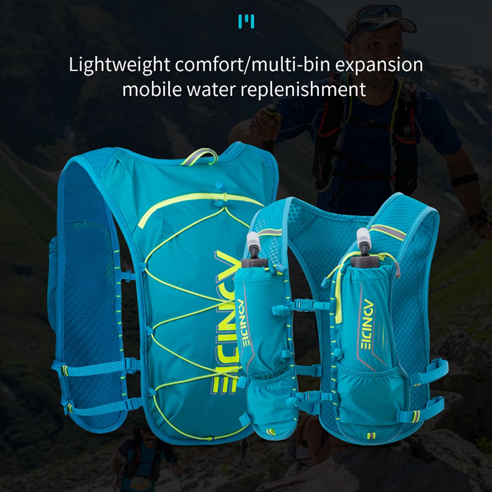 Adjustable straps ensure a snug, bounce-free fit for stability.