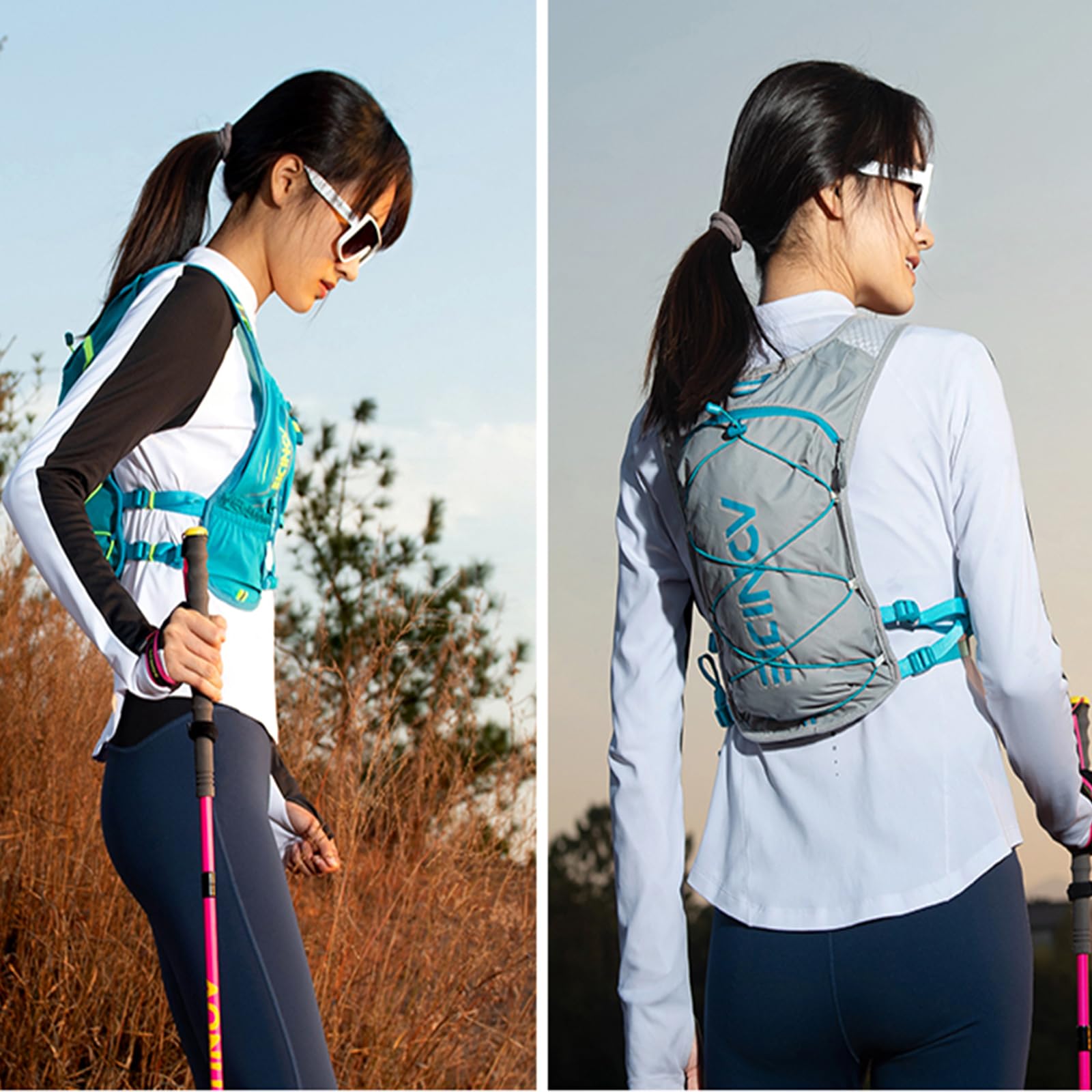 AONIJIE ultra-light pack reduces load on long workouts.
