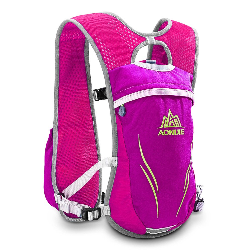 AONIJIE six exterior pockets keep small items organized on trails.