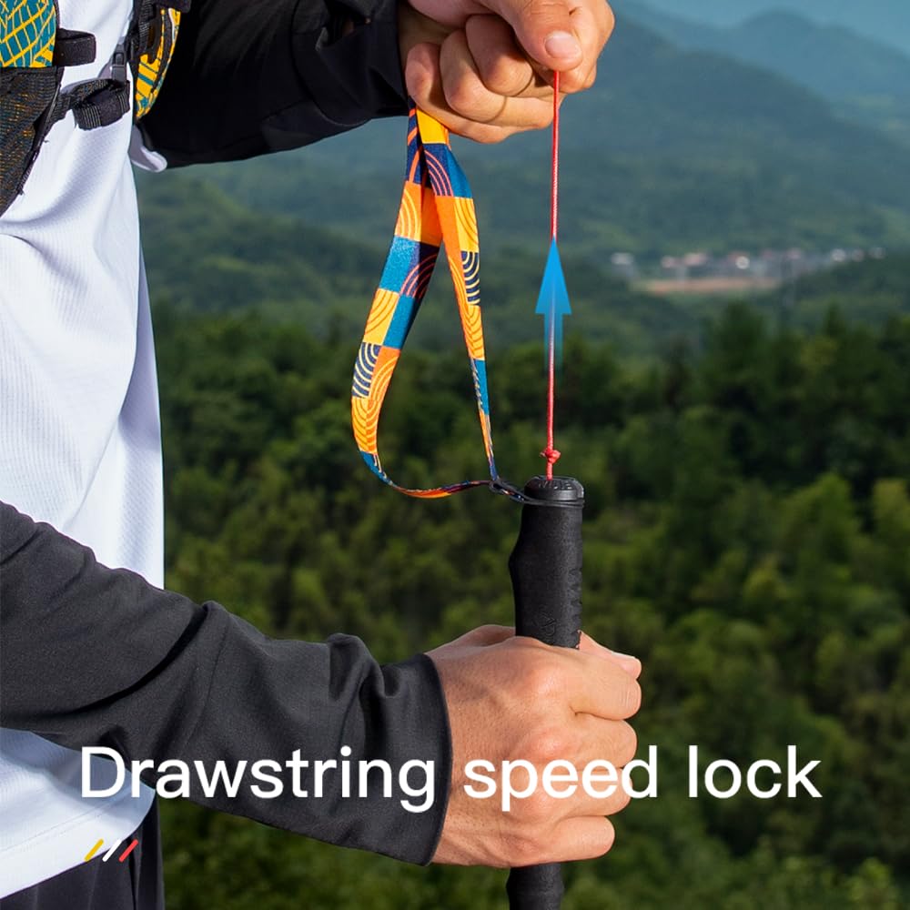 AONIJIE trekking poles offer 110 cm and 120 cm options for different heights.
