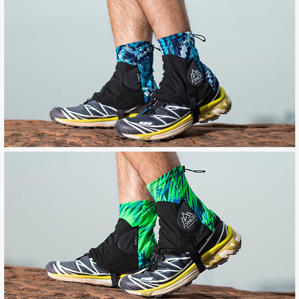 AONIJIE gaiters lightweight design keeps feet light for extended hikes