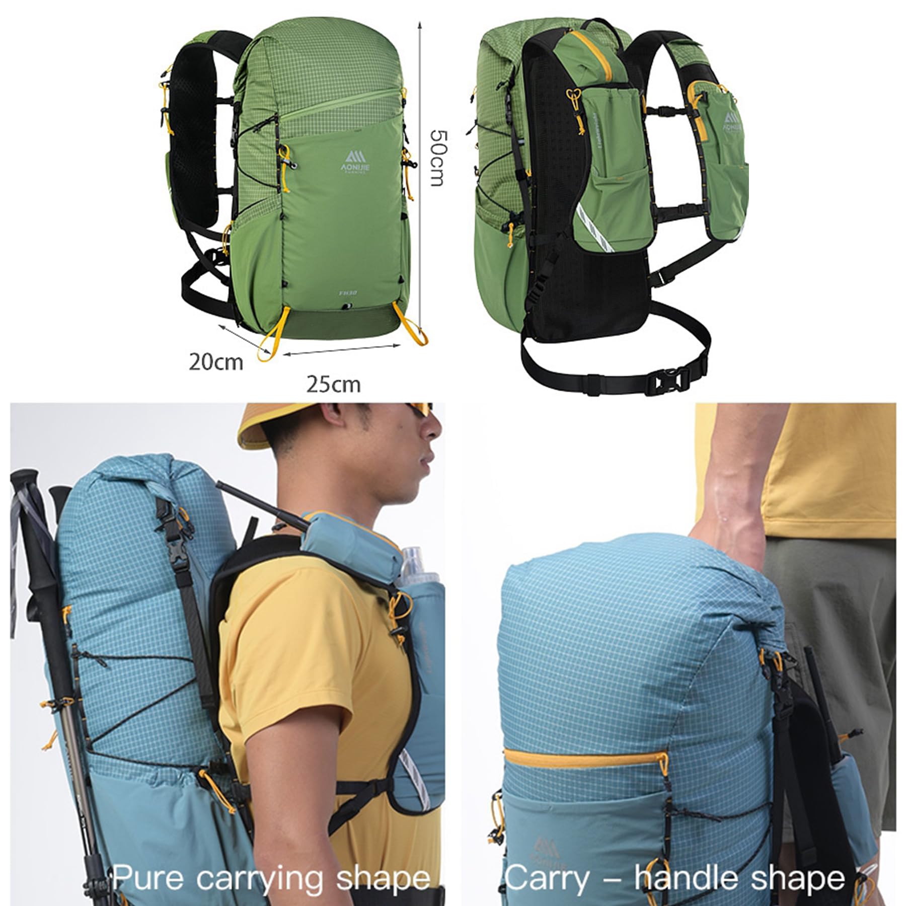 AONIJIE ergonomic design suitable for various outdoor activities