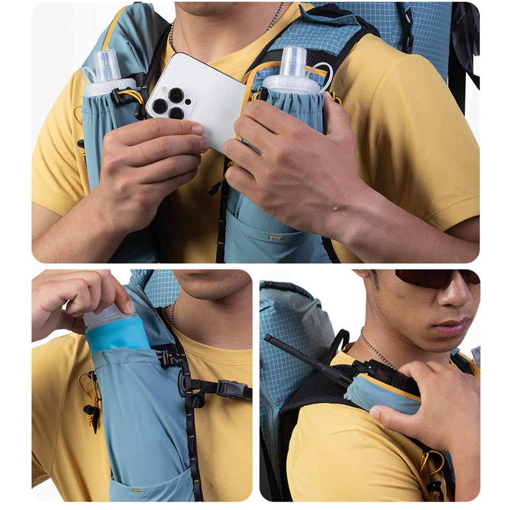 AONIJIE honeycomb back panel offering breathable comfort during workouts