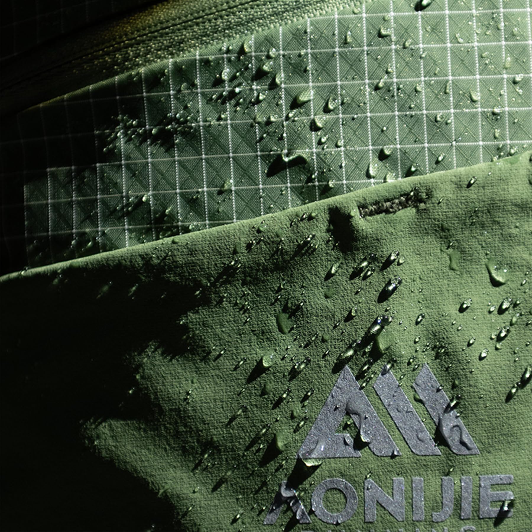 AONIJIE reflective logo on backpack for night visibility during activities