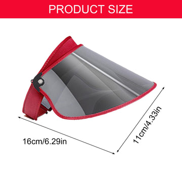 AOOOWER foldable sun visor hat packs easily for trips.