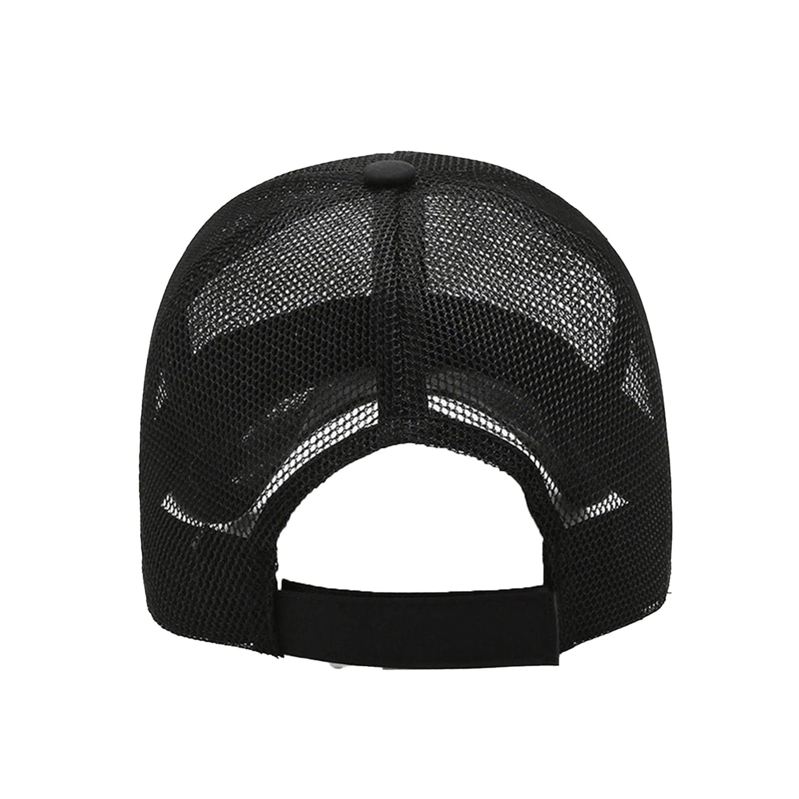 aoozleny blue mesh baseball cap - back view