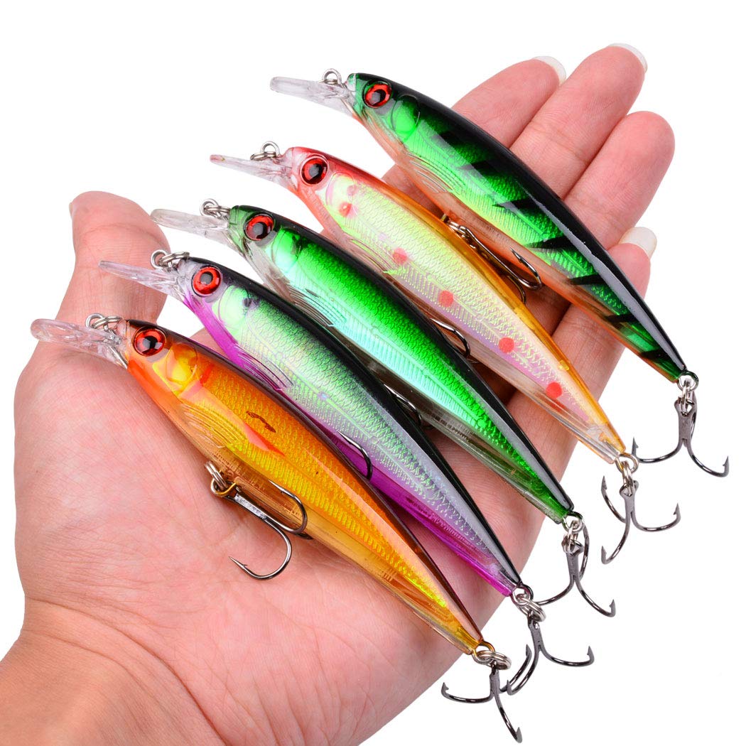 Aorace crankbait image showing weight range for varying depths