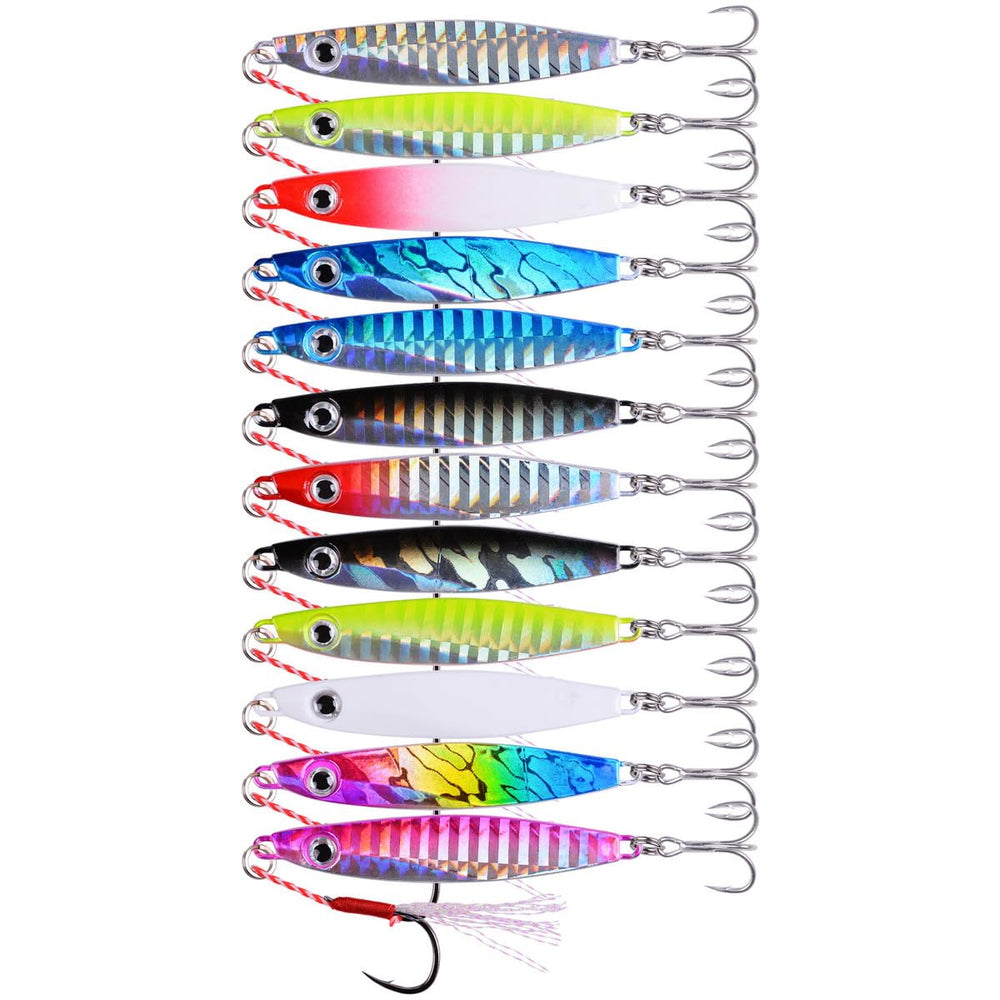 Aorace jigs feature heavy-duty Dacron rings for secure rigging