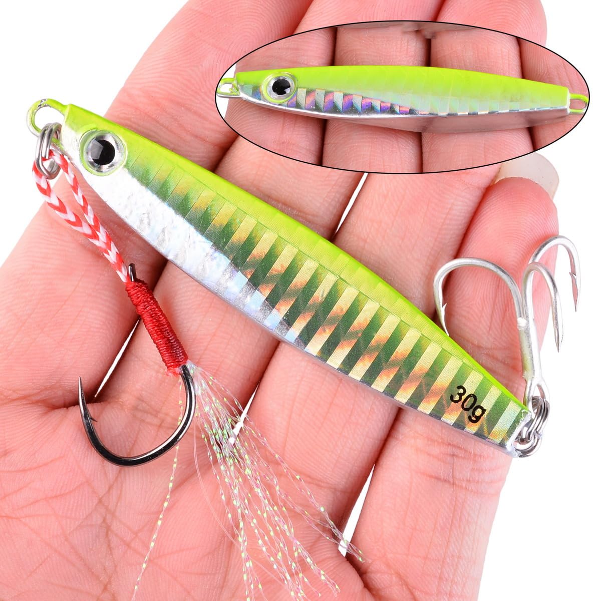 Aorace surf casting jigs ideal for coastal gamefish