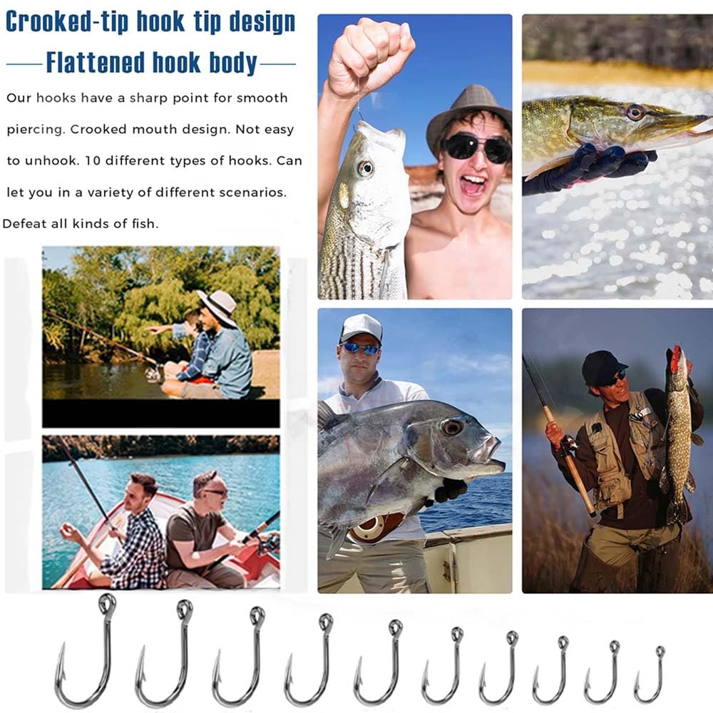AORZOV fishhooks for freshwater fishing