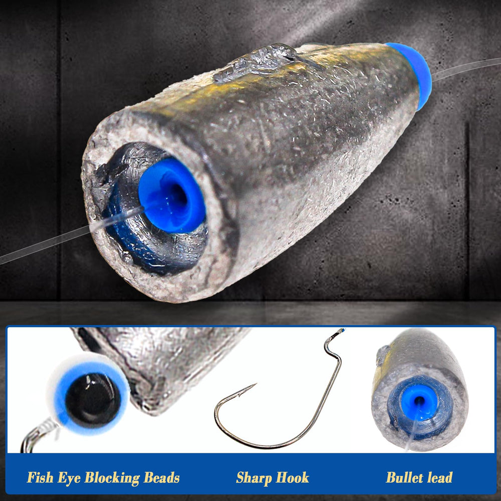 7g, 10g and 14g bullet weights included in the kit