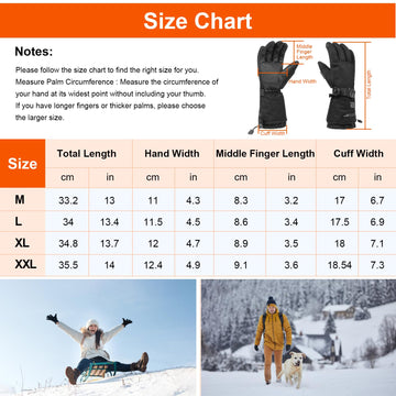Aotomee heated gloves suited for skiing, hiking, hunting and other cold activities.