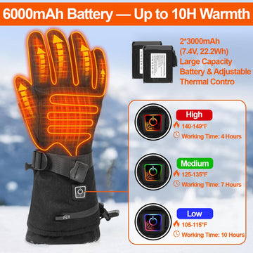 Aotomee heated gloves deliver 10 second rapid heat to fingertips.