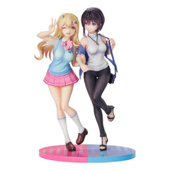 APEX OshiRabu Ren and Akuru 1/7 PVC figures, display-ready with high-detail sculpts