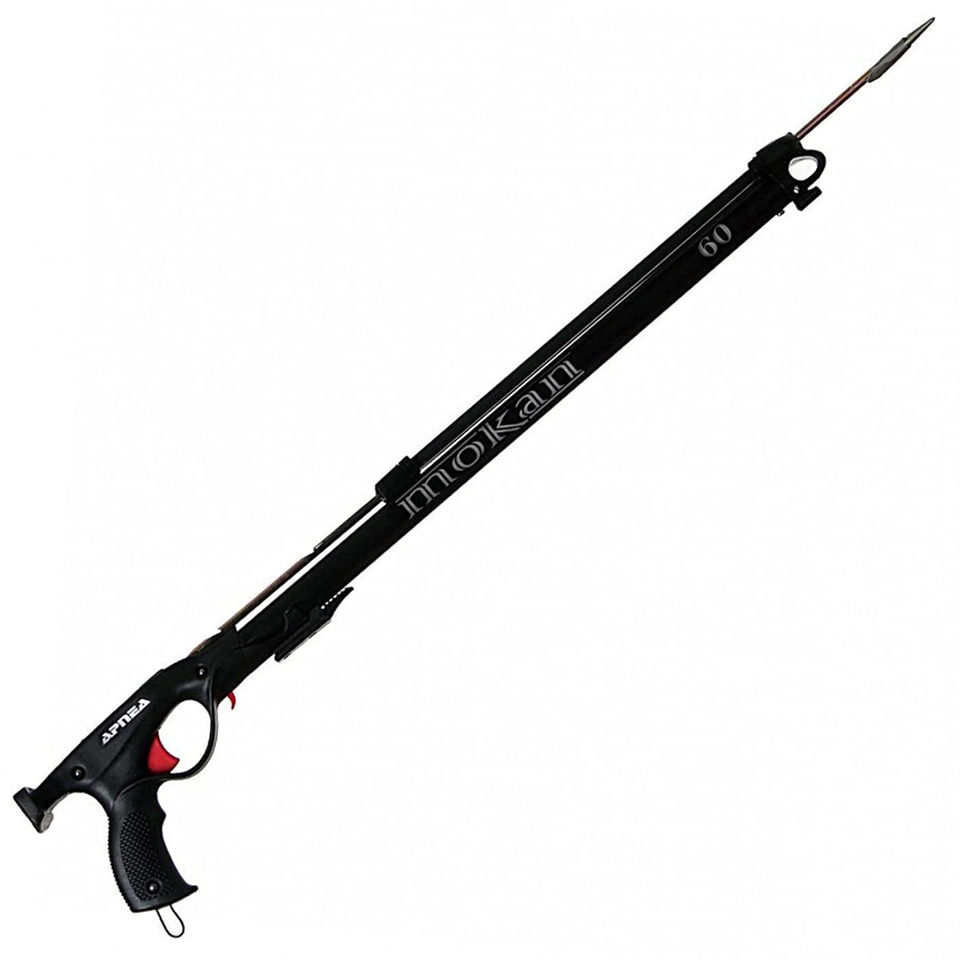 Apnea Mokan Speargun 35 cm - close-up of loading pad and safety lock