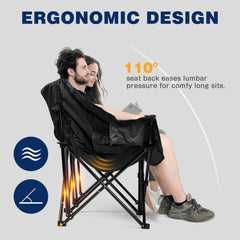 Apollo Walker reinforced steel frame delivers sturdy support for heavy-duty outdoor seating.