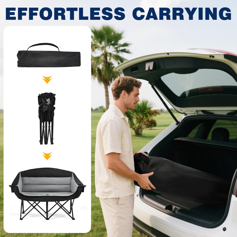 Apollo Walker tear-resistant 600D fabric resists wear during long outdoor gatherings.