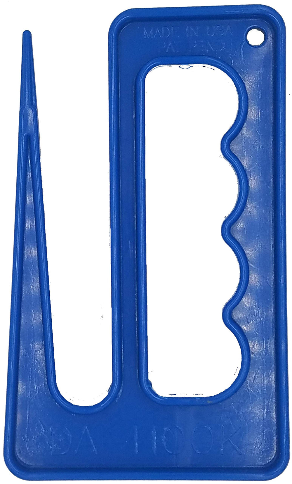 APSI DaHook blue grabber holds your catch securely, reducing wet hands.