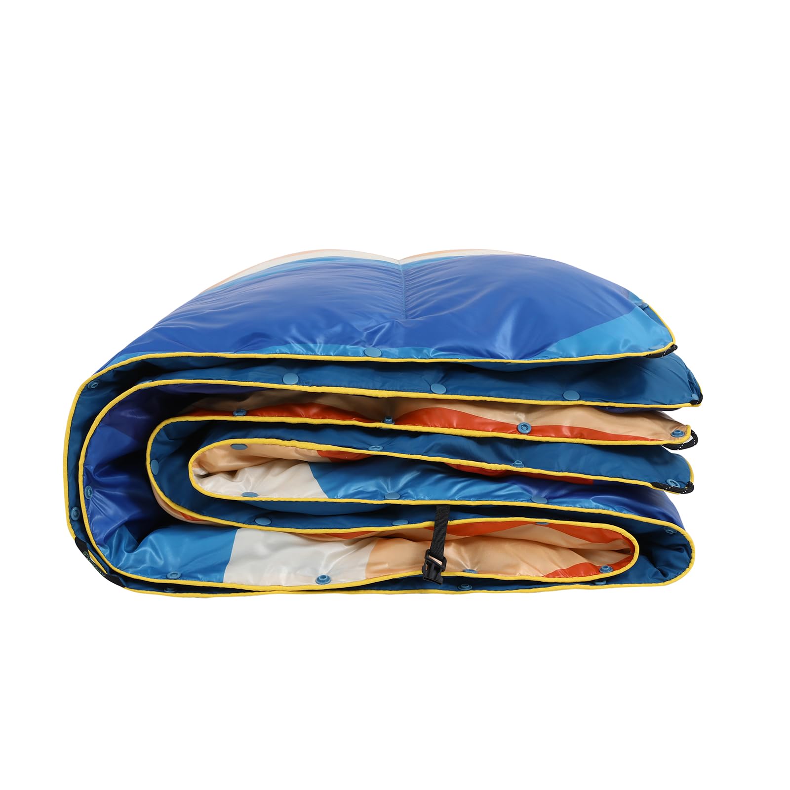 APSMILE stripe HD-printed blanket design provides visual style and outdoor comfort