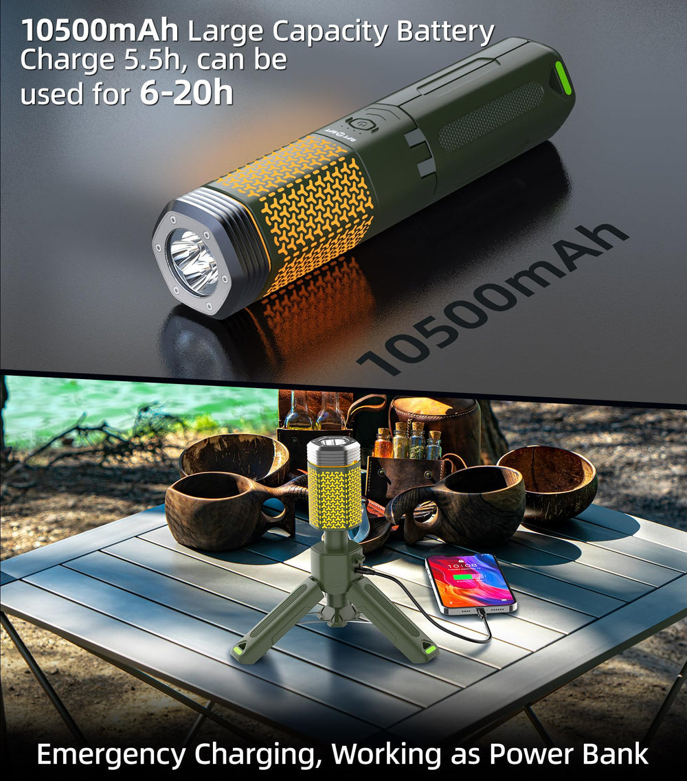 APTMAPT adjustable brightness saves energy while brightening tents or spaces.