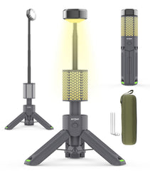 APTMAPT telescopic camping light extended head for precise campsite illumination.