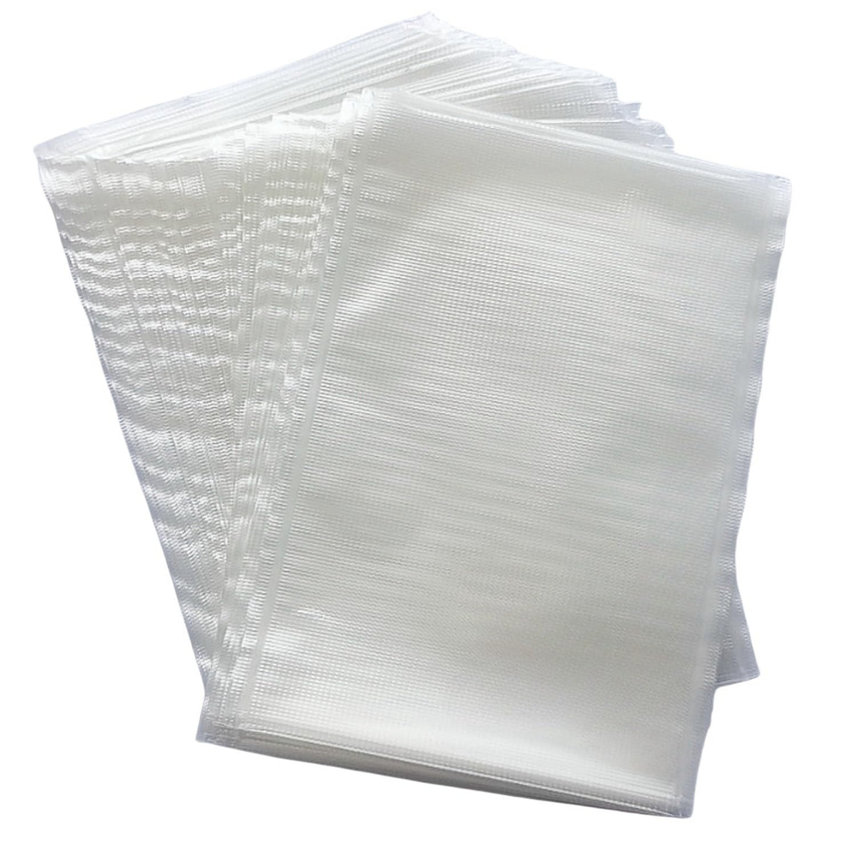 One hundred PVA water-soluble fishing bait bags, 10x14cm, transparent