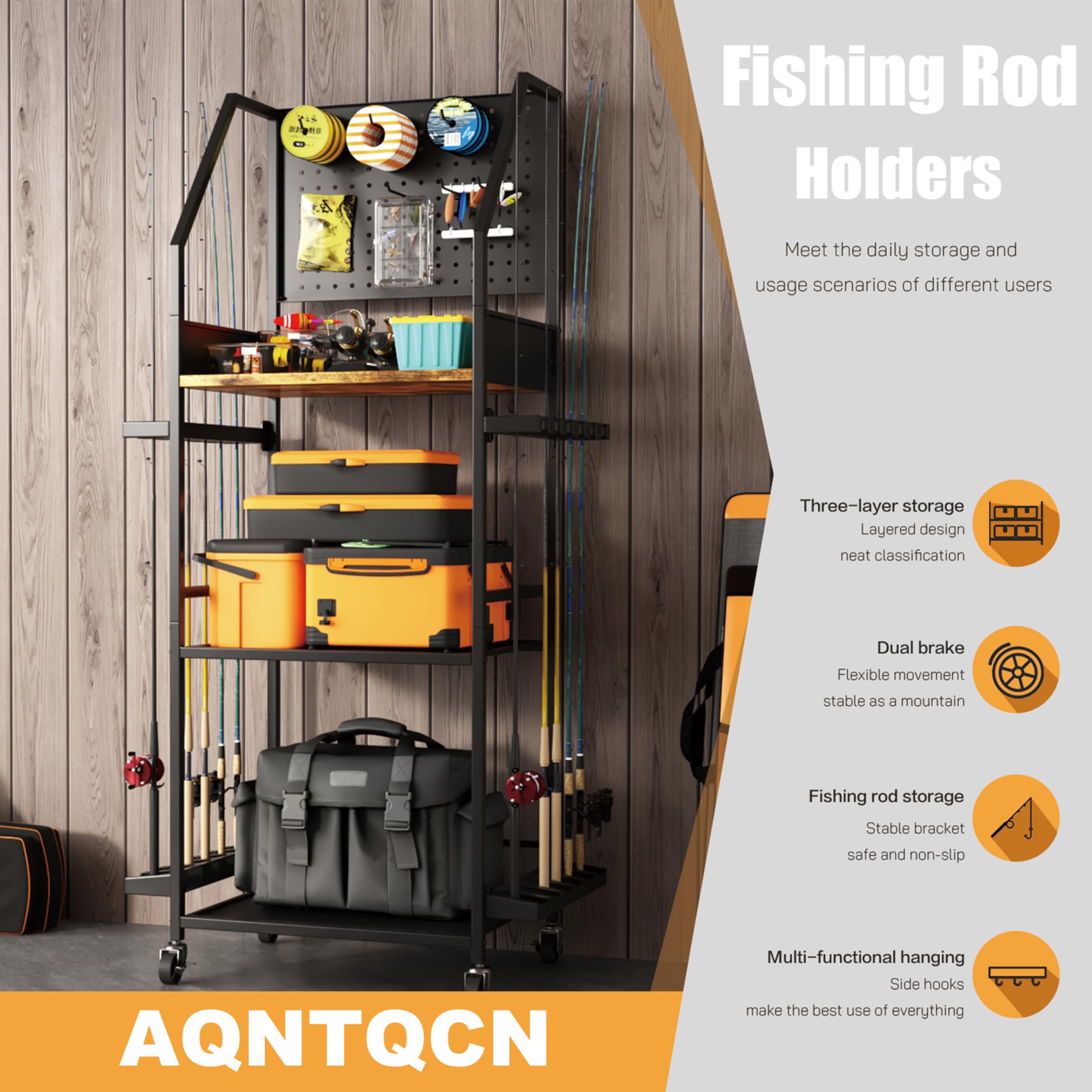 AQNTQCN easy assembly instructions visual for one-person setup