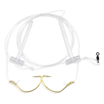 AquaClear FW-1A bottom rig hand-tied Mustad hook for reliable bites.