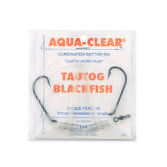 Aqua-Clear Hi-Lo Combo Rig for tautog, blackfish, and sheepshead with Size 3 Virginia hook and 8 inch leads