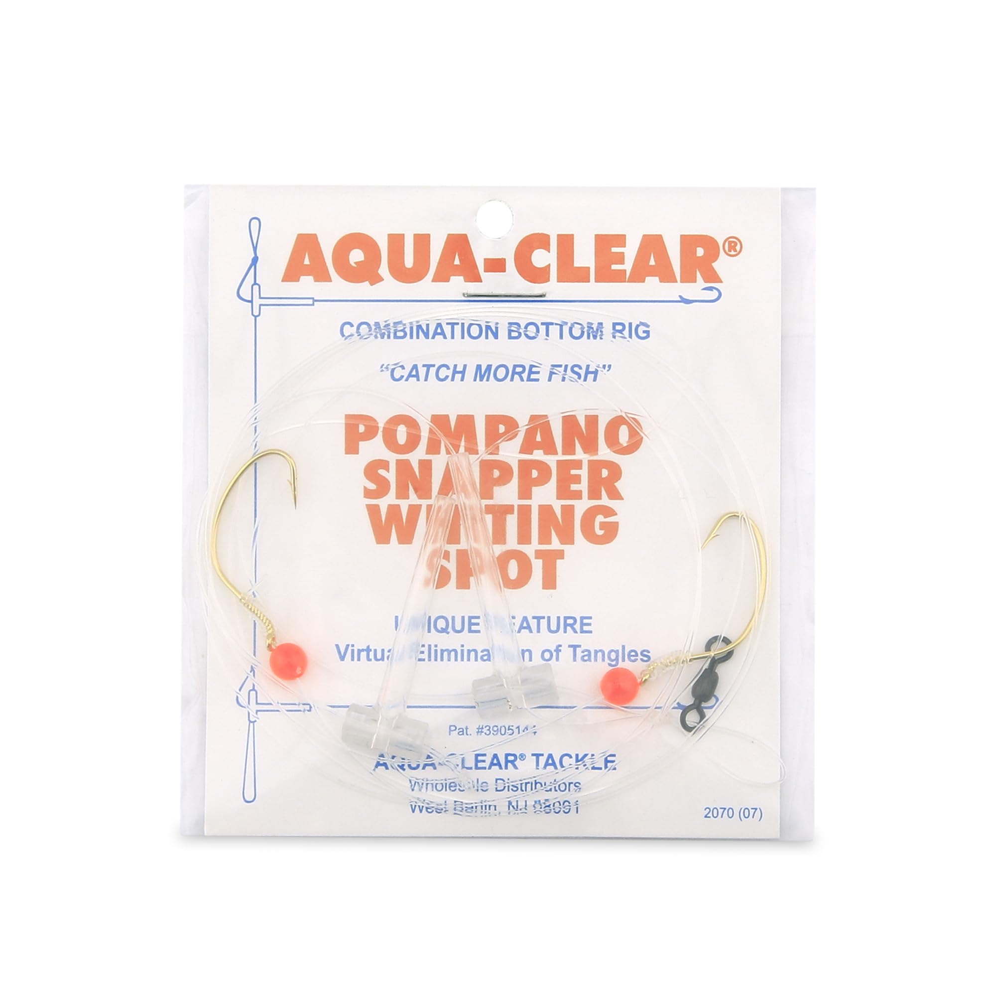 Aqua-Clear Hi-Lo Pomano Snapper Rig setup improves dual-depth bait presentation for Pompano and Snapper