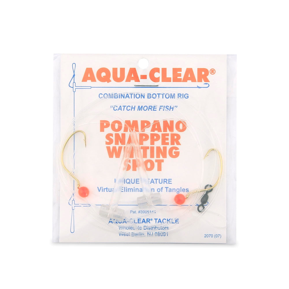 Aqua-Clear Hi-Lo Pomano Snapper Rig setup improves dual-depth bait presentation for Pompano and Snapper