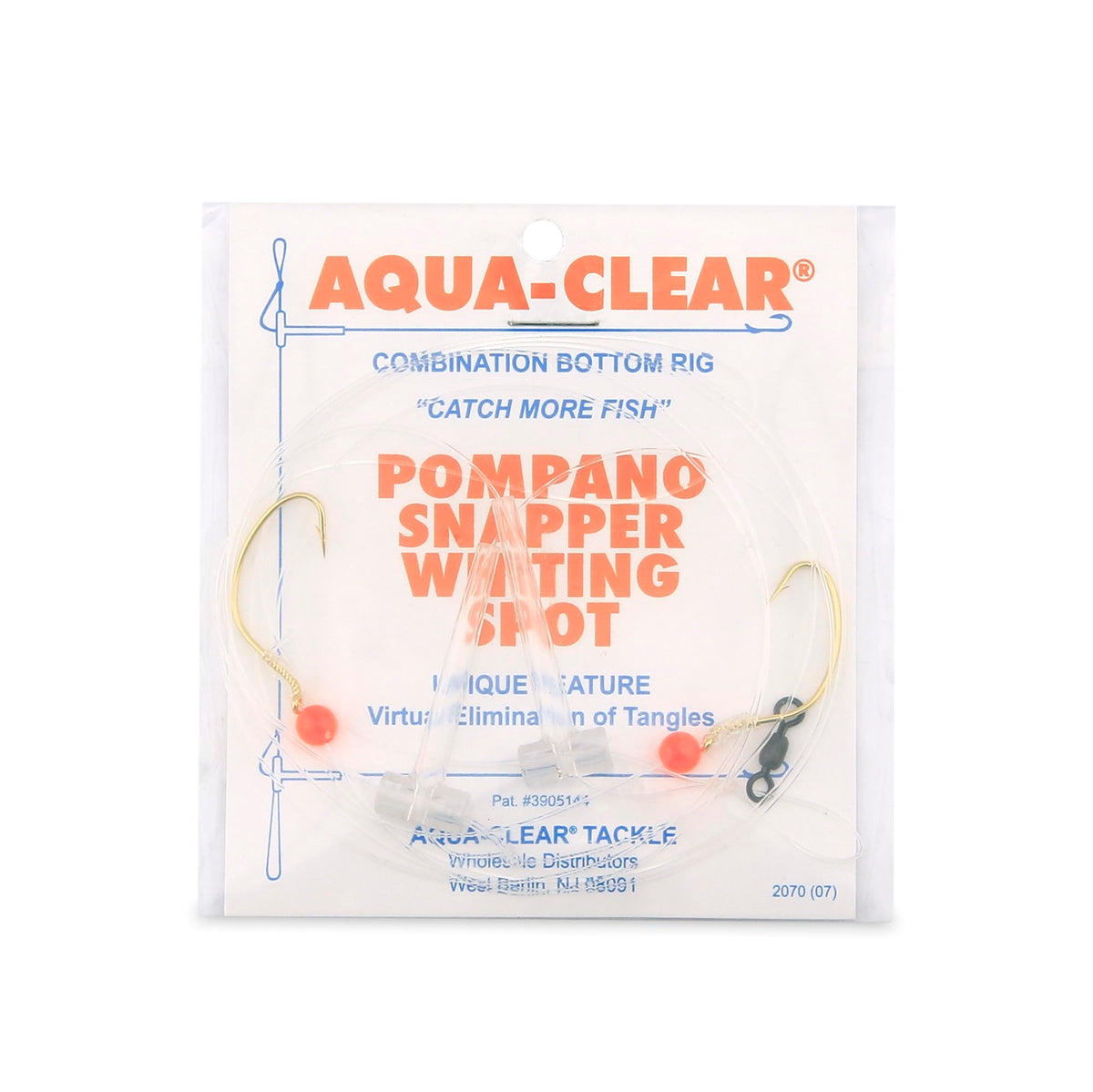 Aqua-Clear Hi-Lo Pomano Snapper Rig setup improves dual-depth bait presentation for Pompano and Snapper