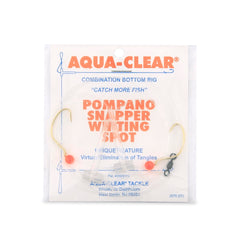 Aqua-Clear Hi-Lo Pomano Snapper Rig setup improves dual-depth bait presentation for Pompano and Snapper