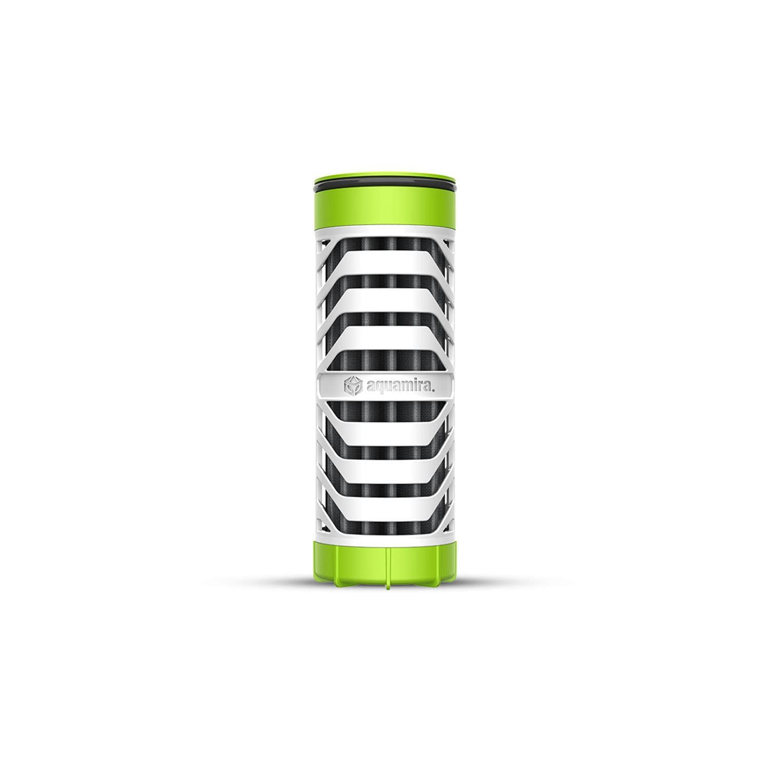Aquamira Backcountry Filter front view for hiking-ready compact design.